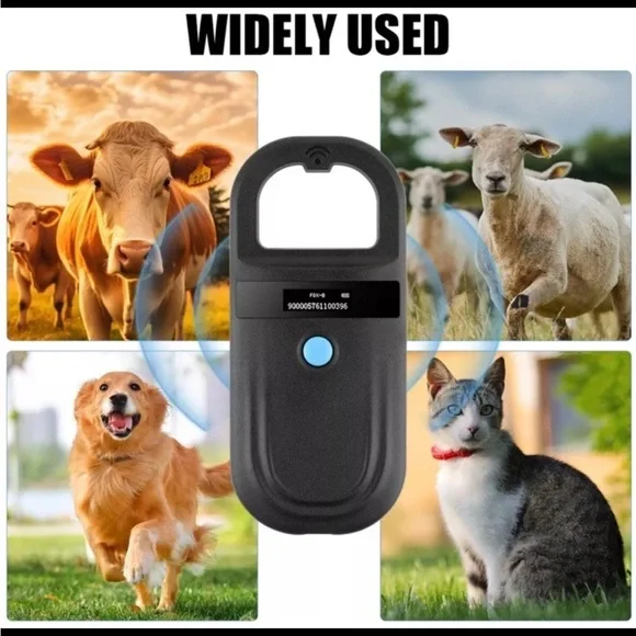 Upgraded Pet Handheld Microchip Reader Scanner Animal Tag Rechargeable Chip ID - Picture 7 of 9